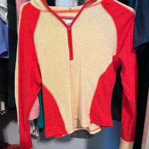 UO half zip hoodie long sleeves